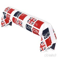 Taie de traversin 140x43 cm 100% Coton London Union Jack - B008OSX5LG
